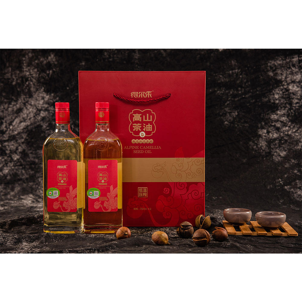坊系列——紅花茶油750ml禮盒