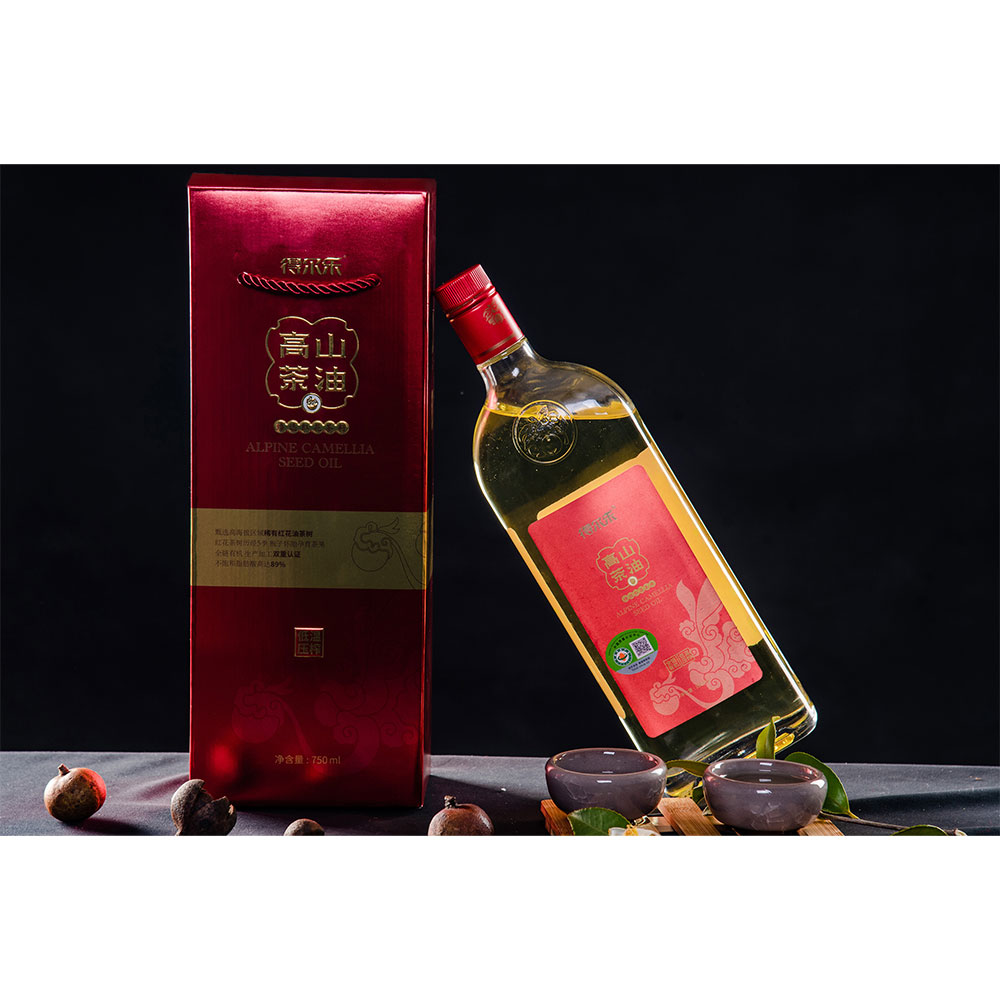 坊系列——紅花茶油1L禮盒
